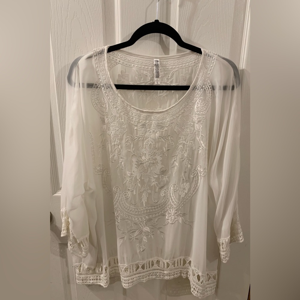 White blouse very light!